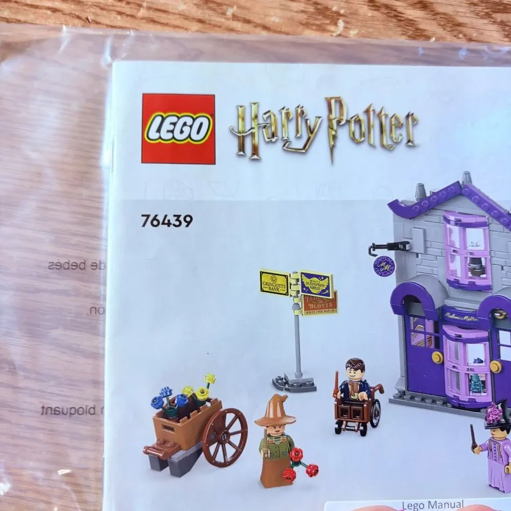 Lego Harry Potter Madam Malkin's Set 76439 Building Instruction Manuals Booklets